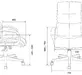 Кресло Бюрократ CH-824 Ткань Fabric серая Alfa 44