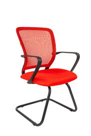 Конференц-кресло Chairman 698 V Ткань TW/Сетка Красный