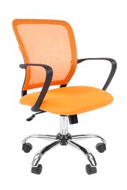 Кресло офисное Гарда SL белый пластик вишневая сетка серая сидушка