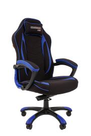 Кресло игровое (геймерское) Chairman Game 28 Ткань Черный/синий