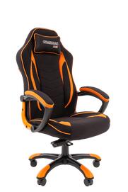 Кресло игровое (геймерское) Chairman Game 28 Ткань Черный/оранжевый