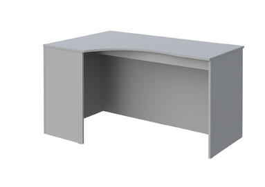 Офисная мебель Simple Стол эргономичный SE-1400(L) Серый 1400х900х760