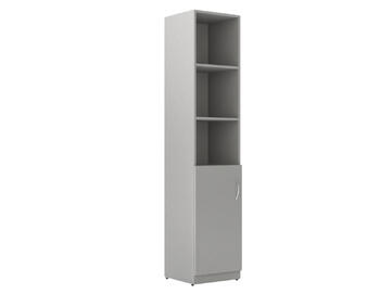 Офисная мебель Simple Шкаф колонка полузакрытый левый SR-5U.5(L) Серый 386х375х1817