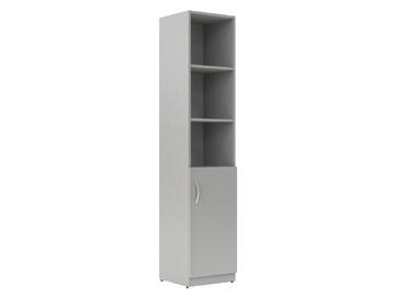 Офисная мебель Simple Шкаф колонка полузакрытый правый SR-5U.5(R) Серый 386х375х1817