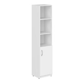 Офисная мебель Simple Шкаф колонка полузакрытый правый SR-5U.5(R) Белый 386х375х1817