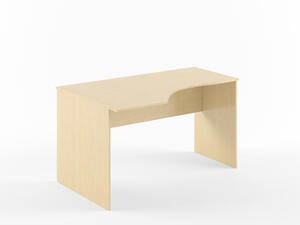 Офисная мебель Simple Стол эргономичный SET140-1(L) Дуб Сонома светлый 1400х900х760