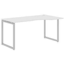 Офисная мебель Xten-Q Стол эргономичный XQCET 169(R) Белый/Алюминий 1600x900x750