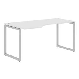 Офисная мебель Xten-Q Стол эргономичный XQCET 169(L) Белый/Алюминий 1600x900x750