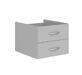 Офисная мебель Simple Тумба подвесная (2 ящика) SC-2V.1 Серый 403х446х323