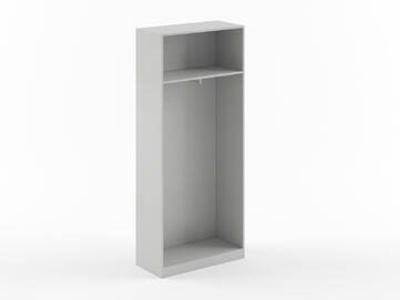 Офисная мебель Simple Каркас гардероба широкого SR-G Серый 770х359х1817