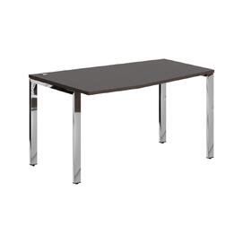 Офисная мебель Xten Gloss Стол эргономичный XGCT 149.1(L) Дуб Юкон/Нержавейка полированная 1400x900x750
