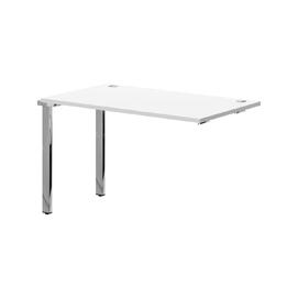 Офисная мебель Xten Gloss Стол промежуточный XIGST 1270.1 Белый/Нержавейка полированная 1200x700x750