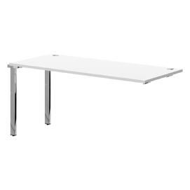 Офисная мебель Xten Gloss Стол промежуточный XIGST 1670.1 Белый/Нержавейка полированная 1600x700x750
