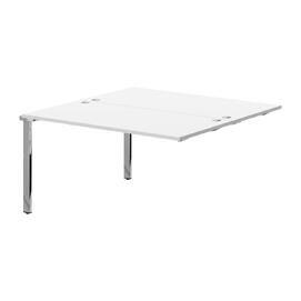 Офисная мебель Xten Gloss Стол промежуточный для Бенч XIGWST 1414.1 Белый/Нержавейка полированная 1400x1406x750