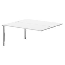 Офисная мебель Xten Gloss Стол промежуточный для Бенч XIGWST 1614.1 Белый/Нержавейка полированная 1600x1406x750