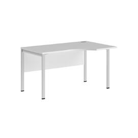Офисная мебель Xten-M Стол эргономичный XMCET 149(R) Белый/Алюминий матовый 1400x900x750
