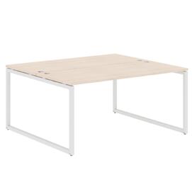 Офисная мебель Xten-Q Стол 2-х местный XQWST 1614 Бук Тиара/Белый 1600x1400x750