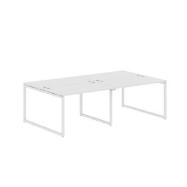 Офисная мебель Xten-Q Стол 4-х местный XQWST 2414 Белый/Белый 2400x1406x750