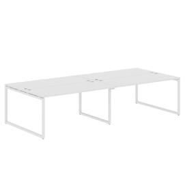 Офисная мебель Xten-Q Стол 4-х местный XQWST 3214 Белый/Белый 3200x1406x750