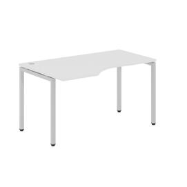 Офисная мебель Xten-S Стол эргономичный XSCET 149(L) Белый/Алюминий 1400x900x750