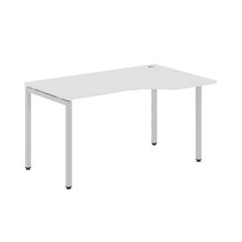 Офисная мебель Xten-S Стол эргономичный XSCET 149(R) Белый/Алюминий 1400x900x750