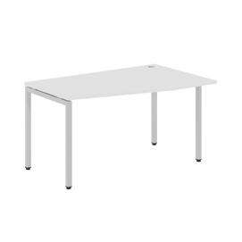 Офисная мебель Xten-S Стол эргономичный XSCT 149(R) Белый/Алюминий 1400x900x750