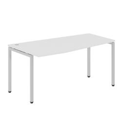 Офисная мебель Xten-S Стол эргономичный XSCT 169(L) Белый/Алюминий 1600x900x750