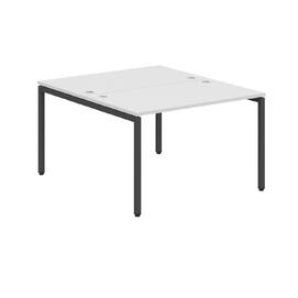 Офисная мебель Xten-S Стол 2-х местный XWST 1214 Белый/Антрацит 1200x1406x750