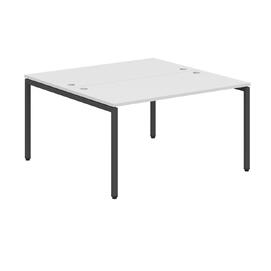 Офисная мебель Xten-S Стол 2-х местный XWST 1414 Белый/Антрацит 1400x1406x750