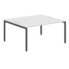 Офисная мебель Xten-S Стол 2-х местный XWST 1614 Белый/Антрацит 1600x1406x750