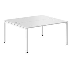 Офисная мебель Xten-S Стол 2-х местный XWST 1614 Белый/Белый 1600x1406x750