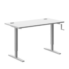 Офисная мебель Xten-UP Стол подъемный механический XTUP 147 Белый/Серый 1400х700х705-1155