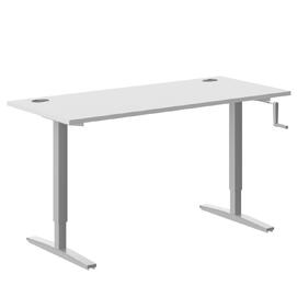 Офисная мебель Xten-UP Стол подъемный механический XTUP 167 Белый/Серый 1600х700х705-1155