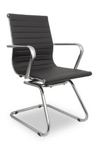 Конференц-кресло College H-916L-3/Black Экокожа черная