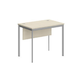 Офисная мебель Имаго-С Стол прямой с фронтальной панелью СП-1.1SD Клен/Алюминий 900х600х755