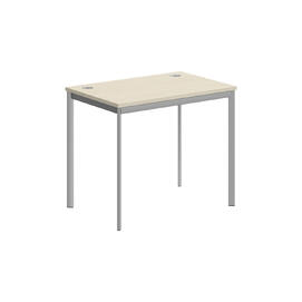 Офисная мебель Имаго-С Стол прямой СП-1.1S Клен/Алюминий 900х600х755