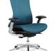 Офисное кресло College HLC-2588F/Dark blue Сетка синяя
