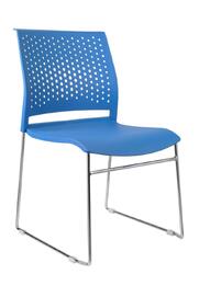Конференц-кресло RCH D918 Пластик синий 570x490x570