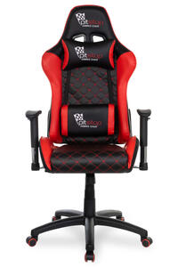 Геймерское кресло College BX-3813/Red Экокожа черно-красная