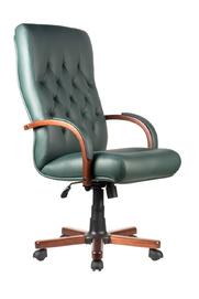 Кресло руководителя RCH M175A Кожа Зеленая 760x610x1080