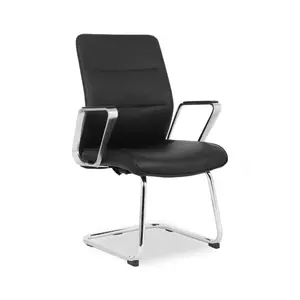 Конференц-кресло College HLC-2415L-3/Black Экокожа черная