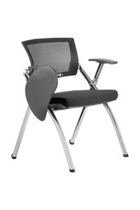 Кресло складное 462TEС Ткань черная/сетка спинка черная 830x580x200