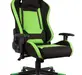 Геймерское кресло College BX-3760 Black/Green Ткань черно-зеленая/Ткань зеленая