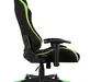Геймерское кресло College BX-3760 Black/Green Ткань черно-зеленая/Ткань зеленая