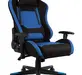 Геймерское кресло College BX-3760 Black/Blue Ткань черно-синяя
