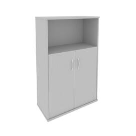 Офисная мебель RIVA Шкаф средний широкий А.СТ-2.1 Серый 770х365х1215
