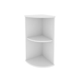 Офисная мебель RIVA Стеллаж низкий угловой А.УС-3 Белый 365х365х828