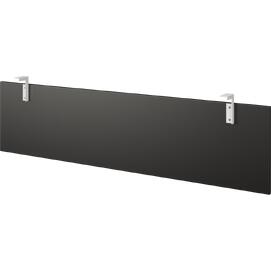 Офисная мебель Смарт Модести- панель СММ-14 Графит/Белый металл 1250x350x18