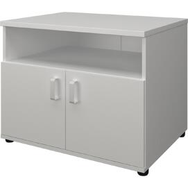 Офисная мебель Смарт Тумба для оргтехники СМТ-2ДН Белый 800x600x625
