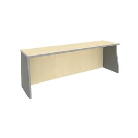 Офисная мебель RIVA Надставка на стол А.НС-2 Клён/ Металлик 1200х300х400